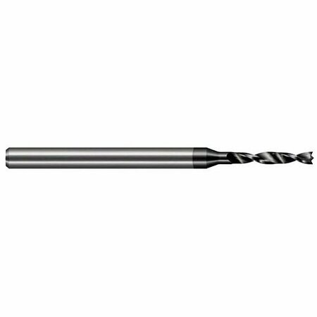 HARVEY TOOL 9.525 mm Drill dia. x 46mm Carbide HP Drill for Composites, 2 Flutes, Amorphous dia.mond Coated BSX3750-C4